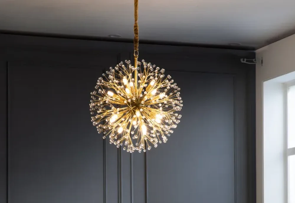 globe light chandelier